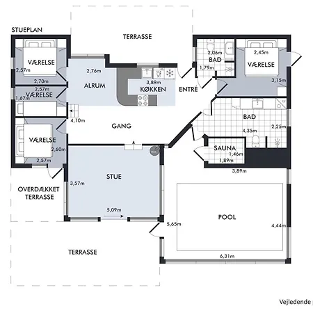 펜션 Awesome In With 3 Bedrooms, Sauna And Internet *